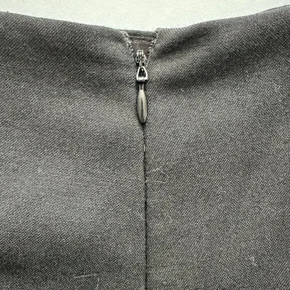 Nicole Miller Black Tuxedo Shorts Size 4 Satin Trim Tailored Dress Shorts - Picture 8 of 11